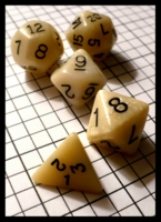 Dice : Dice - Dice Sets - Multi Co Dice Pack Ivory Swirl with Black Numerals Opaque incomplete 6D - Ebay 2010